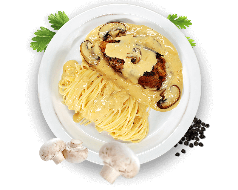 Chicken Fillet With Creamy Mushroom Sauce