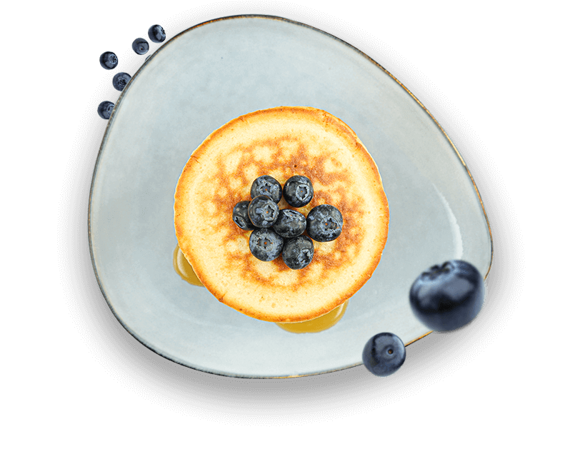 Blueberry pancake 